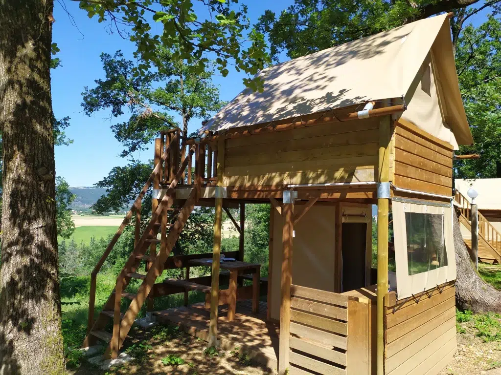 Cabane Perchee Duo Camping Domaine de Senaud
