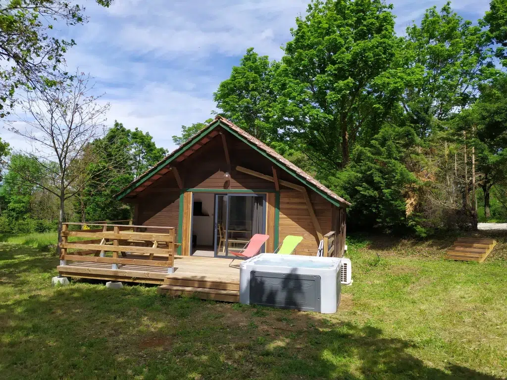 Chalet SPA camping Domaine de Senaud