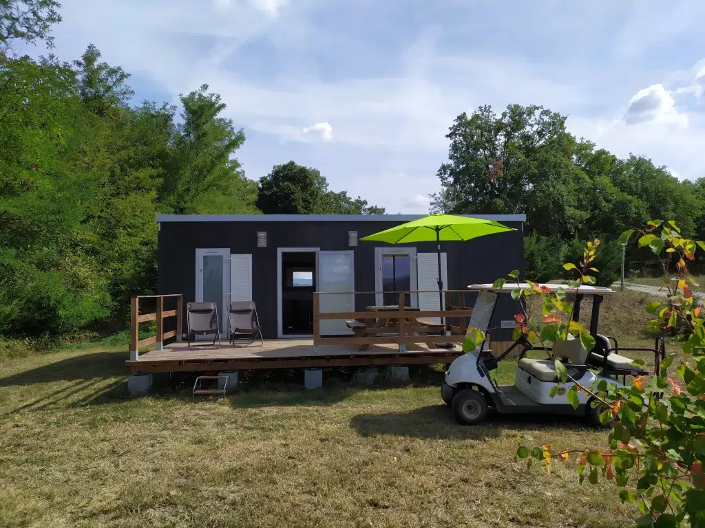 Mobil home golf Domaine de Senaud